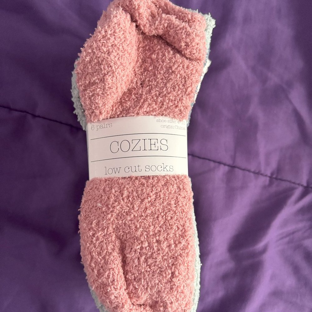 Target: Women's Cozies Low Cut Socks, 6-Pack, Shoe Size: 4-10, Multicolored